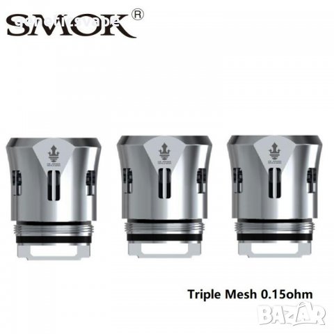 Smok TFV12 Prince Triple Mesh Coil Head изпарителни глави за вейп