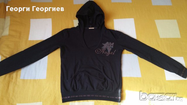 Дамски суичър TT.Studio/TT.Студио, 100% оригинал с качулка