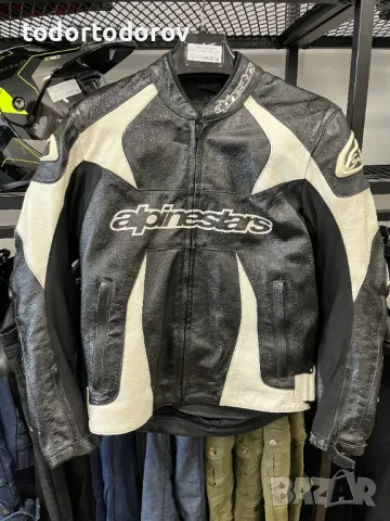 Кожено мото яке за мотор ALPINESTARS GP PLUS ,50-M ,всички протектори