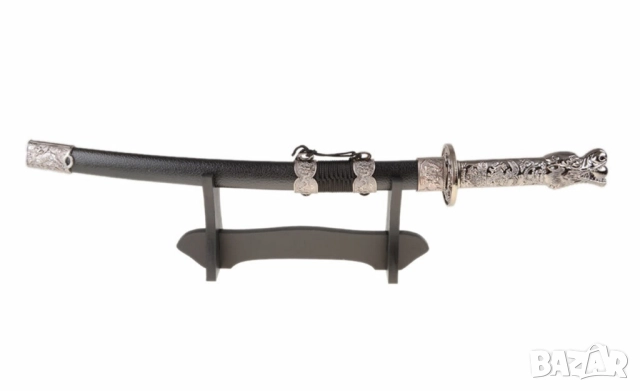 Сувенирен самурайски меч на стойка - декоративен японски стил