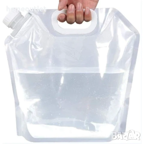 ПРОМОЦИЯ Сгъваем контейнер за вода - 10л, к-т от 3бр X001LTJK2V