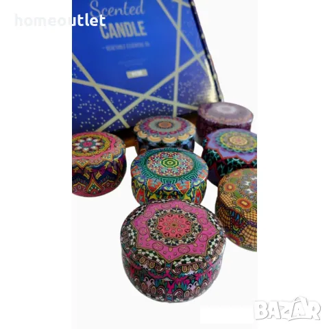 Комплект от 9 бр. ароматни свещи