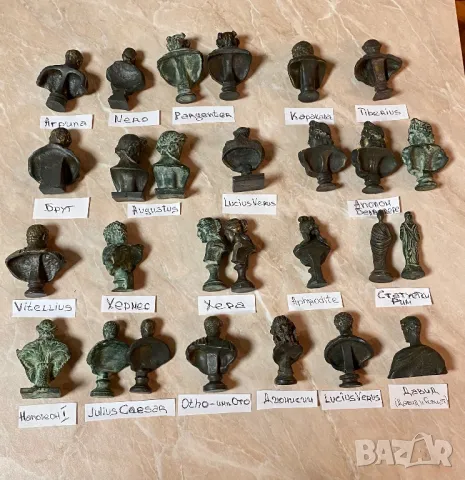 Бюстове и гривни от чист бронз с хубава патина →
		Обява 48354075