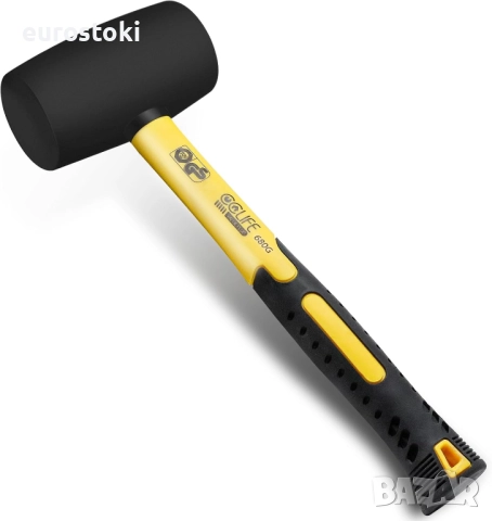 CCLIFE гумен чук, сертифициран от TÜV и GS, гумен чук с две страни за подови настилки и плочки черен
                
                гр. Варна, Гръцка махала
                днес
                                    10 лв 
                    5,11 € CCLIFE гумен чук, сертифициран от TÜV и GS, гумен чук с две страни за подови настилки и плочки черен
                
                гр. Варна, Гръцка махала
                днес
                                    10 лв 
                    5,11 €