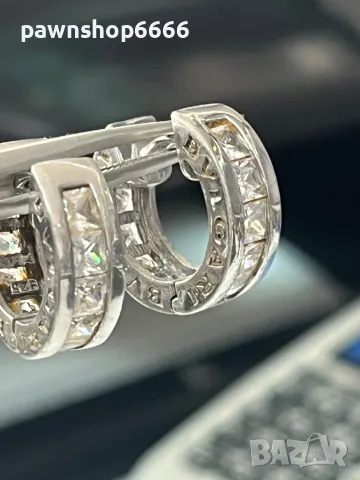 Сребърни обеци 925 BVLGARI