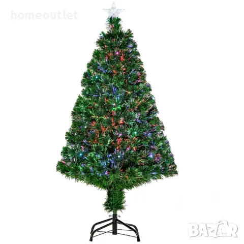 ПРОМОЦИЯ Коледна елха с вградени LED светлини и височина 120 см, 88037