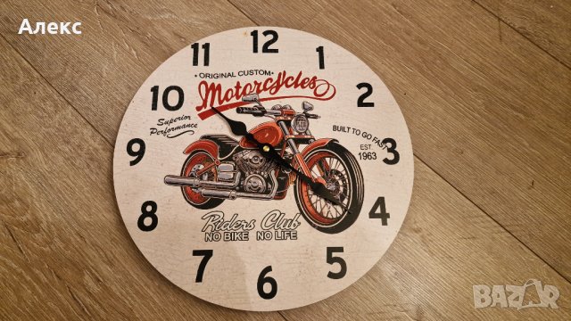 Голям рокерски часивник– 33.5см →
		Обява 39814739