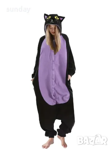 ПУХКАВА Пижама черна котка