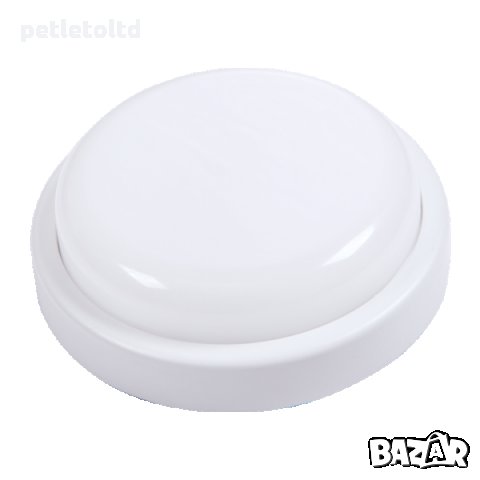 LED Плафон за таван 15W 4000K IP54 Ф 175 мм Бял