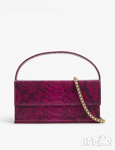 L’AFSHAR Ida Fuchsia Python Leather Clutch Bag Дамска Чанта от Змийска Кожа →
		Обява 42223795