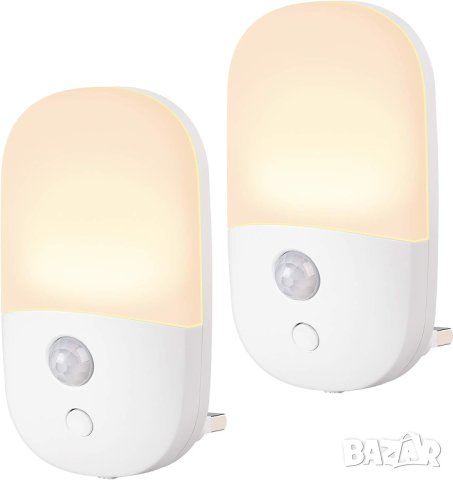 LED нощна светлина със сензор комплект от 2 броя ELN-095