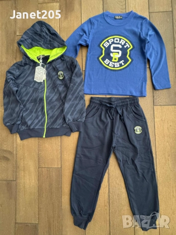 Комплект от три части за момче 4-12г. →
		Обява 33921421