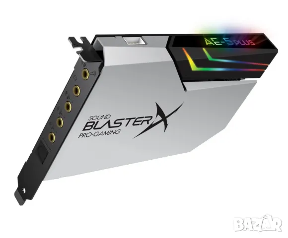 Звукова карта Creative Sound Blaster X AE-5 Plus Pure Edition/Xamp/RGB