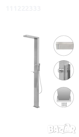 Външен душ колона vidaXL 48200 – модерен дизайн, хром →
		Обява 52002468