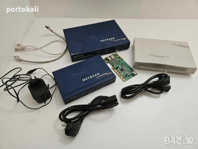 Switch Суич Netgear 8 port Router Print Server