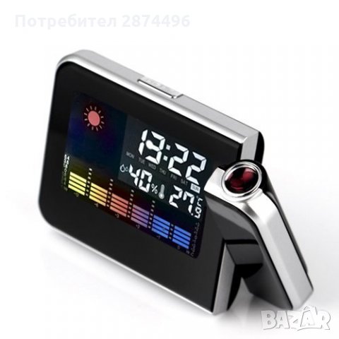Настолен часовник с проектор за стена и таван 8190