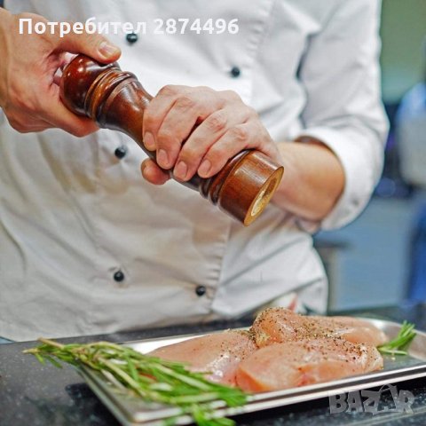 2845 Мелничка за черен пипер от дърво