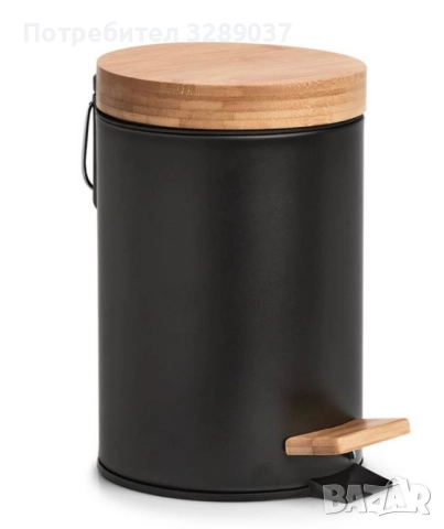 Кош за тоалетна 3л с педал, метал и бамбук черен →
Обява 52274199 Кош за тоалетна 3л с педал, метал и бамбук черен →
Обява 52274199