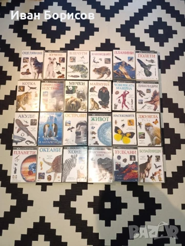 Колекция от 24 образователни DVD диска – Eyewitness (на български език) →
Обява 51261191 Колекция от 24 образователни DVD диска – Eyewitness (на български език) →
Обява 51261191