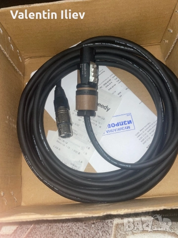 Кабел за тонколона спикон/женски канон 5 метра →
Обява 52455522 Кабел за тонколона спикон/женски канон 5 метра →
Обява 52455522