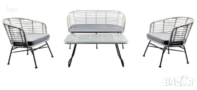 НОВ Комплект градински мебели Kring Florida, 4 броя - 24 Месеца гаранция