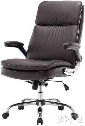 РАЗПРОДАЖБА Ергономичен офис стол с мека седалка и облегалка YMS-3287-BR