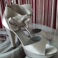 НОВО!!! Обувки с панделка-ластични, снимка 1 - Дамски обувки на ток - 11011568
