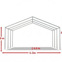 Шатра 6х6м, 100% водоустойчив PVC брезент 500гр/м2, снимка 4 - Градински мебели, декорация  - 24630627
