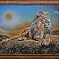Лъв, картина, снимка 1 - Картини - 20960888