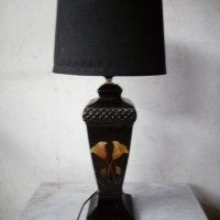 стара нощна лампа от порцелан, снимка 1 - Настолни лампи - 21126671
