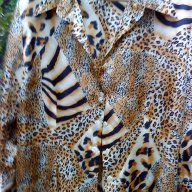 Сатенена риза  леопардов принт, снимка 1 - Ризи - 12044594