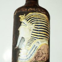 Ръчно рисувана бутилка "Фараон", снимка 1 - Декорация за дома - 22461266