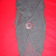 Сива плетена жилетка без ръкави , снимка 4 - Жилетки - 7183522