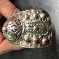 Автентична сребърна гривна, снимка 2 - Антикварни и старинни предмети - 25503567