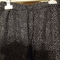 Летен панталон Terranova, черен на бели точки, снимка 1 - Детски панталони и дънки - 25525979