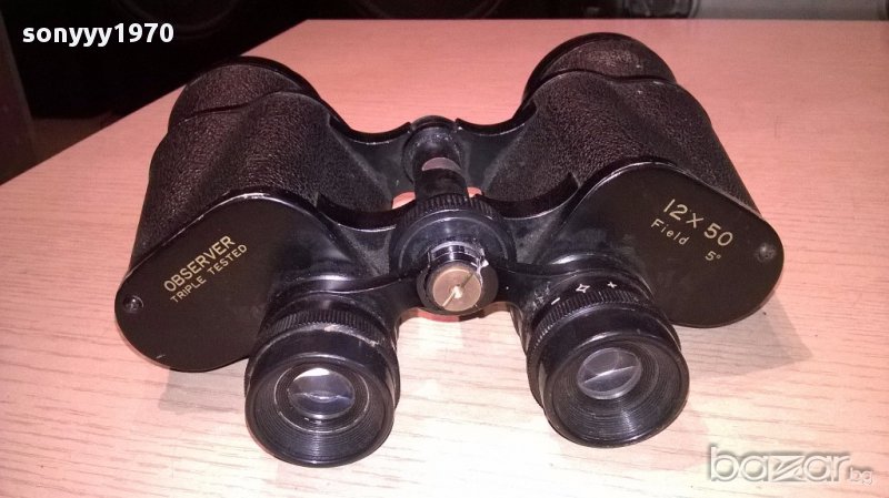 Observer 12x50-triple tested made in japan-бинокъл-внос швеицария, снимка 1