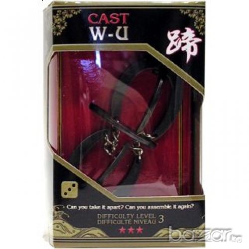 Метални триизмерни пъзели Hanayama Cast W-U, S&S и Cage, снимка 1