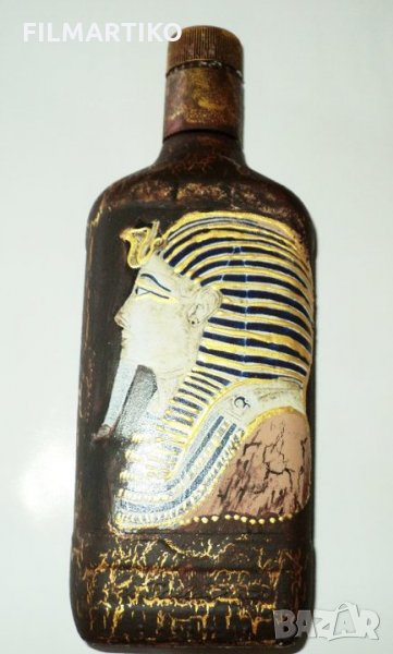 Ръчно рисувана бутилка "Фараон", снимка 1
