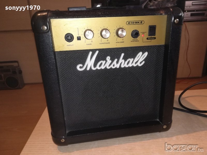 marshall-китарен усилвател-внос англия-30х30х18см, снимка 1