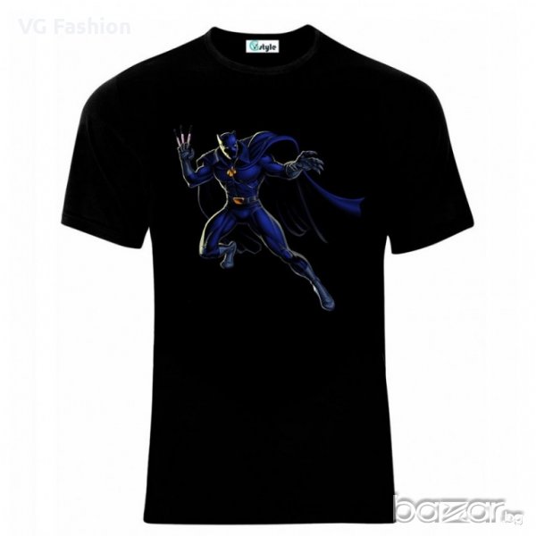Мъжка Тениска Black Panther Superhero, снимка 1