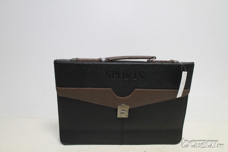 Чисто нова чанта, естествена кожа с шифър, снимка 1