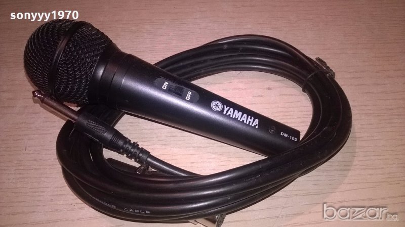 yamaha dm-105 microphone-с кабел и жакове-внос швеицария, снимка 1