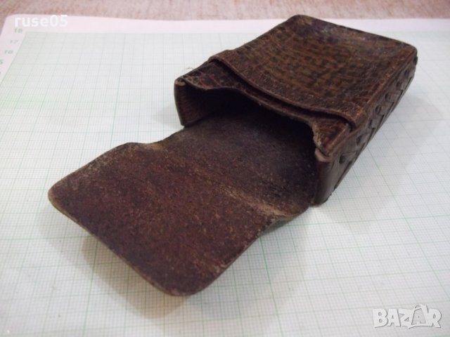 Калъф от естествена кожа за цигари от магазин "СБХ" от соца, снимка 6 - Други ценни предмети - 26057478