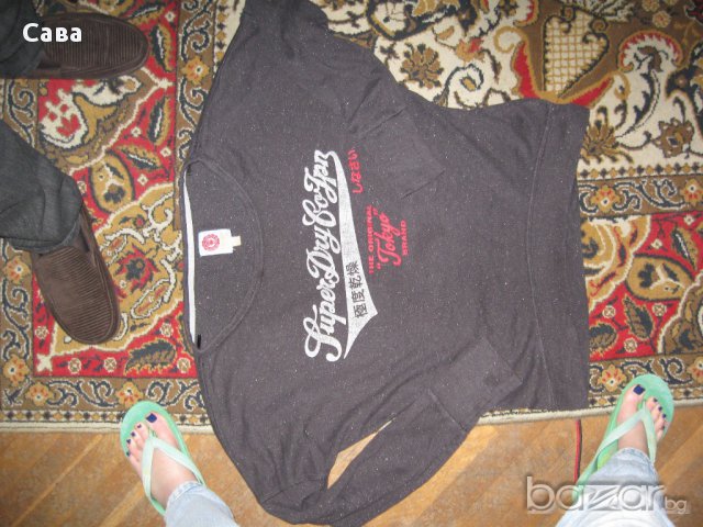 Широка блуза SUPERDRY  дамска,с, снимка 2 - Блузи с дълъг ръкав и пуловери - 17493003