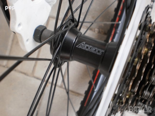 Продавам колела внос от Германия спортен МТВ велосипед EVOLUTION HT MTB 26 цола преден амортисьор, снимка 7 - Велосипеди - 24112611