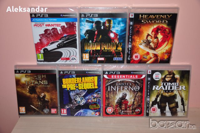 Нови игри.borderlands,iron Man,Sword,dante,titans,speed,raider,ps3,пс3 , снимка 1 - Игри за PlayStation - 10978350