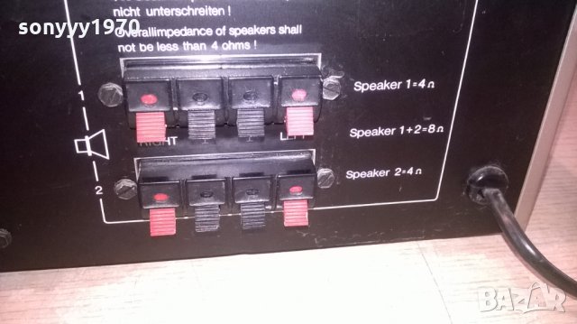 Dual amplifier 2x90w-made in germany-внос швеицария, снимка 9 - Ресийвъри, усилватели, смесителни пултове - 23081374