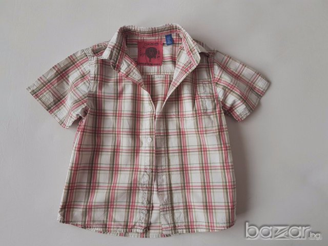 Okaidi ,отлична риза за момче, 110/116 см. , снимка 2 - Детски ризи - 17944452