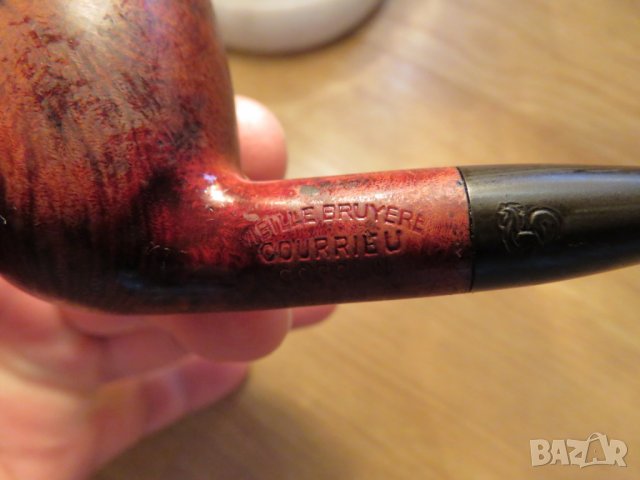 Стара маркова лула за пушене, лула за тютюн Liro real bruyere със сменяем филтър 8 мм, снимка 3 - Лули - 25941346
