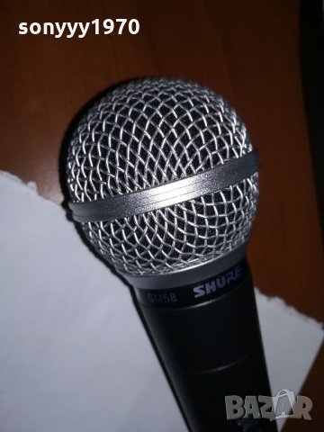 shure sm58-microphone-профи микрофон-внос SWISS, снимка 2 - Микрофони - 21653084